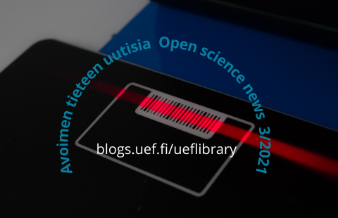iivakoodi, punainen säde, tektsi Avoimen tieteen uutisia 3/2021 | Open Science News 3/2021 https://blogs.uef.fi/ueflibrary