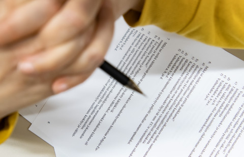 Valintakoetehtäviä.