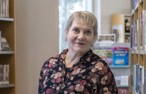 Siun soten palveluasiantuntija Tellervo Mutanen opiskelijatarinassa.