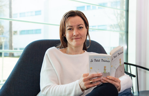 Ranskan kielen opiskelija Pauliina Rosendahl.