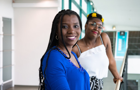 Promo picture of a Master's students