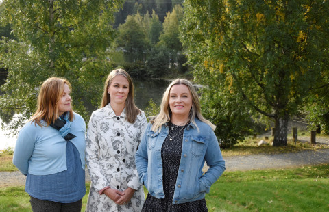 Leea Keski-Nisula, Laura Heiskanen ja Piia Savolainen.