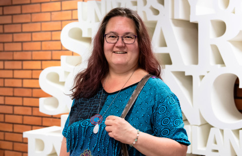 Avoimen yliopiston opiskelija Jaana Hiltunen