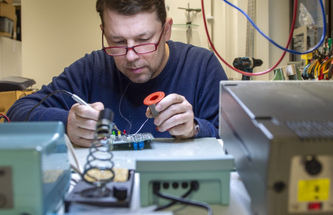 Itkonen Tommi at his work.