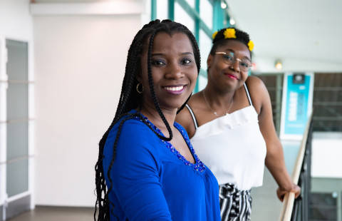 Promo picture of a Master's students