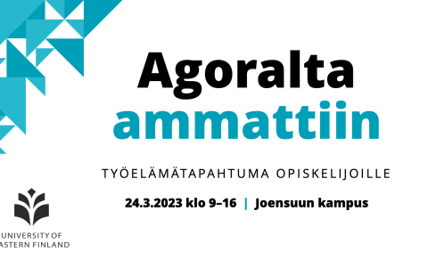 Agoralta ammattiin tapahtuman banneri
