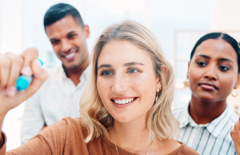 Group of people in a meeting.