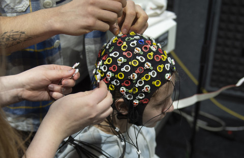 Testing in logopedia lab.