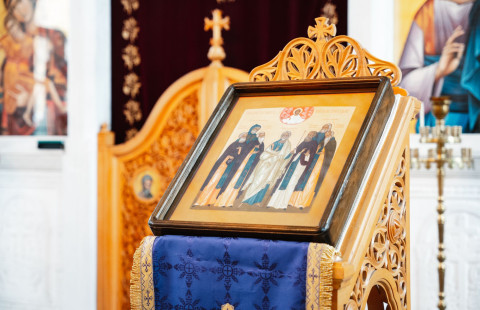 Ikoni ortodoksisesta kirkosta.