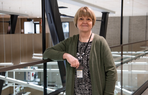 Avoimen yliopiston opiskelija, Savon ammattiopiston opettaja Merja Laitinen.