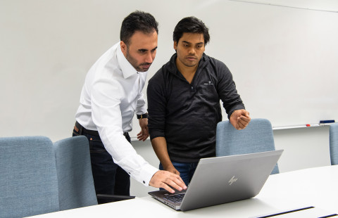 Hamid Behravan and Raju Gudhe. 