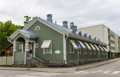 Rakennuksia kaupungissa.