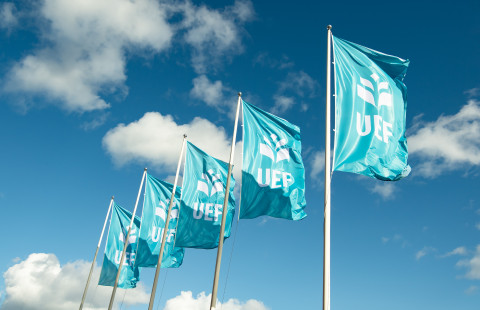 Flags of the University of Eastern Finland.