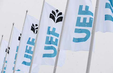 UEF flags.