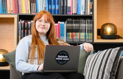 Jatkuvan oppimisen opiskelijatarinassa Kielo Kitunen