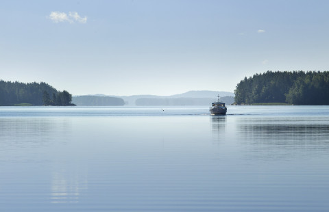 Järvimaisema Kuopiosta. Kuva Vicente Serra, Kuopion kaupunki.