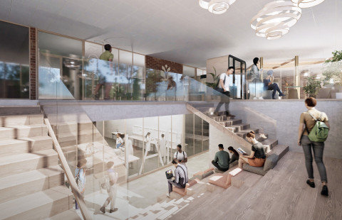Havainnekuva Itä-Suomen yliopiston kampuskehittämisestä. KUVA: ARCO Architecture Company