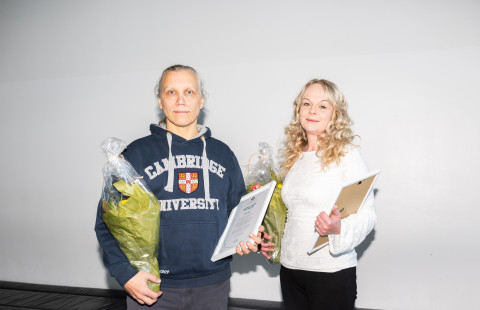 Matti Tedre ja Henriikka Vartiainen, kuvaaja Niko Jouhkimainen.