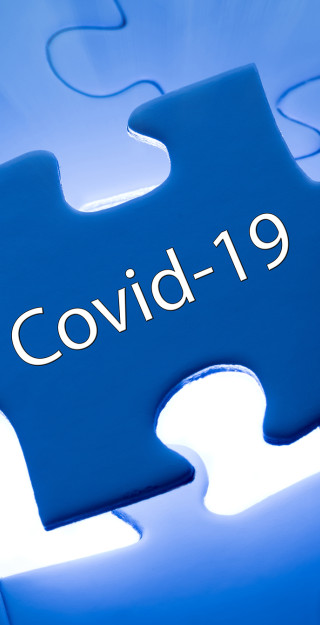 Puzzle covid-19 virus.