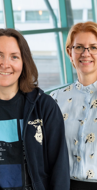 Postdoc researcher Katrina Räty and Senior Researcher Sarka Lehtonen.